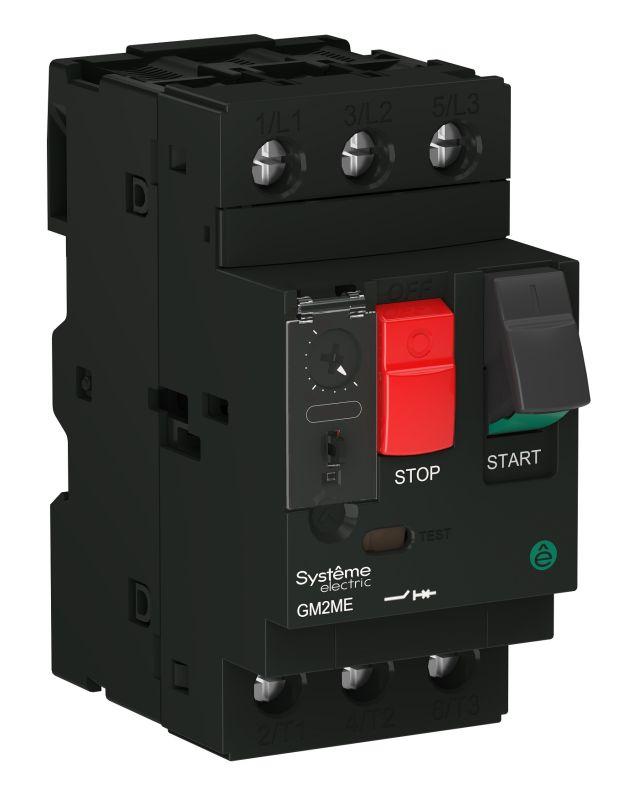 Выключатель автоматический защиты электродвигателя GM2ME 1.6-2.5А комбинир. расцеп. кнопка упр. SE GM2ME07
