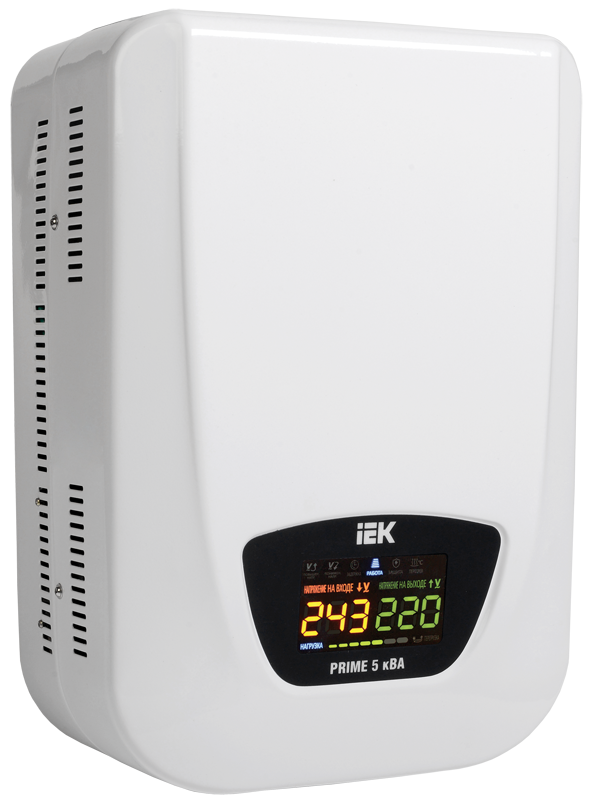 Стабилизатор напряжения Prime 5кВА настен. IEK IVS32-1-05000
