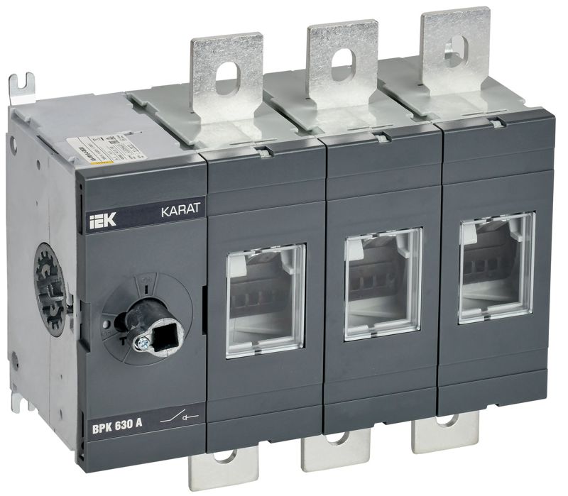 Выключатель-разъединитель ВРК 3п 630А без рукоятки KARAT IEK KA-VR10-3-0630
