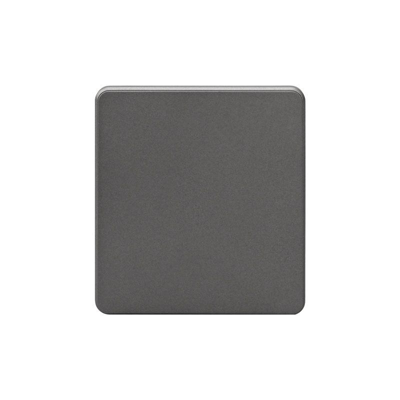 Выключатель 1-кл. СП ROUND MIELE 10А титан Kranz KR-78-0705-2