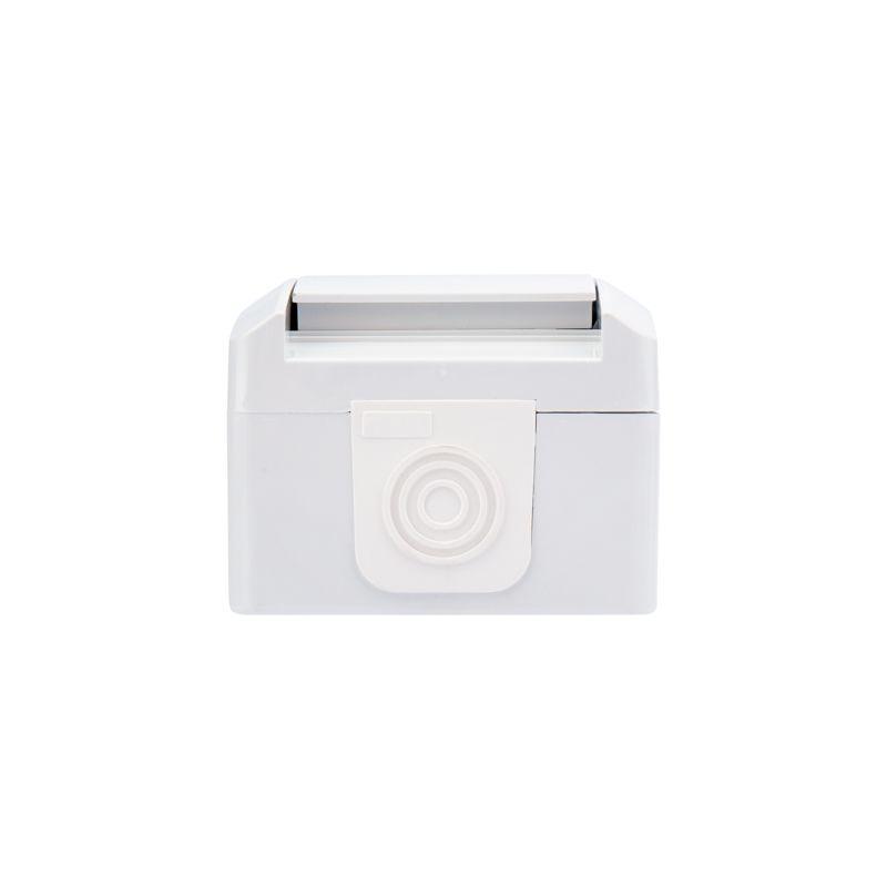 Блок розеток 2-м ОП INDUSTRIAL IP54 вертик. с заземл. бел. Kranz KR-78-0802