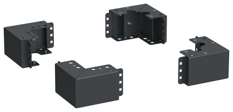 Уголок цоколя h=100мм черн. LINEA S (уп.4шт) ITK LS-BC05-B0-01