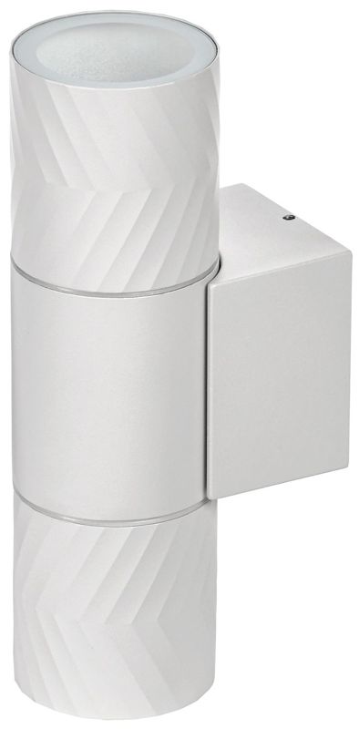 Светильник 5108 2хGU10 IP65 уличный настенный бел. IEK LT-UBU0-5108-GU10-2-K01