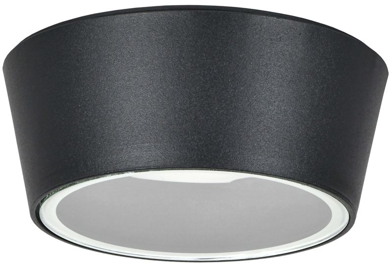 Светильник 5104 GX53 IP65 уличный потолочный черн. IEK LT-UPU0-5104-GX53-1-K02