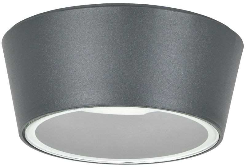 Светильник 5104 GX53 IP65 уличный потолочный сер. IEK LT-UPU0-5104-GX53-1-K03