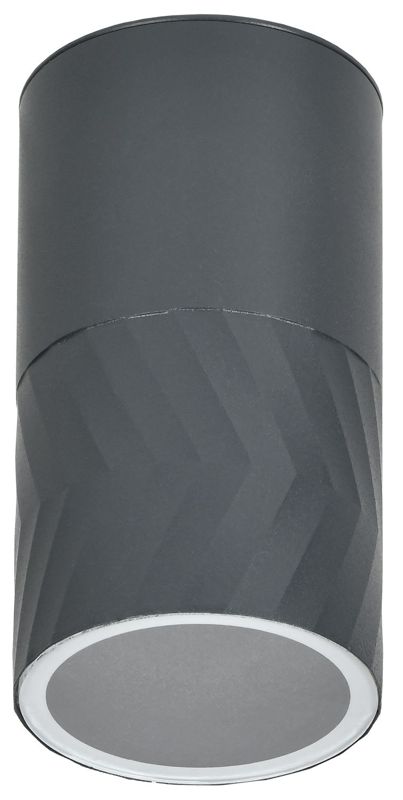 Светильник 5110 GU10 IP65 уличный потолочный сер. IEK LT-UPU0-5110-GU10-1-K03