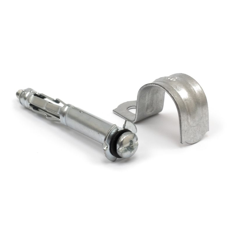 Комплект для крепления ОКЛ с использ. дюбеля Молли М4х32 и скобы СМО d25-26 мм (уп.100шт) Промрукав PR08.5009