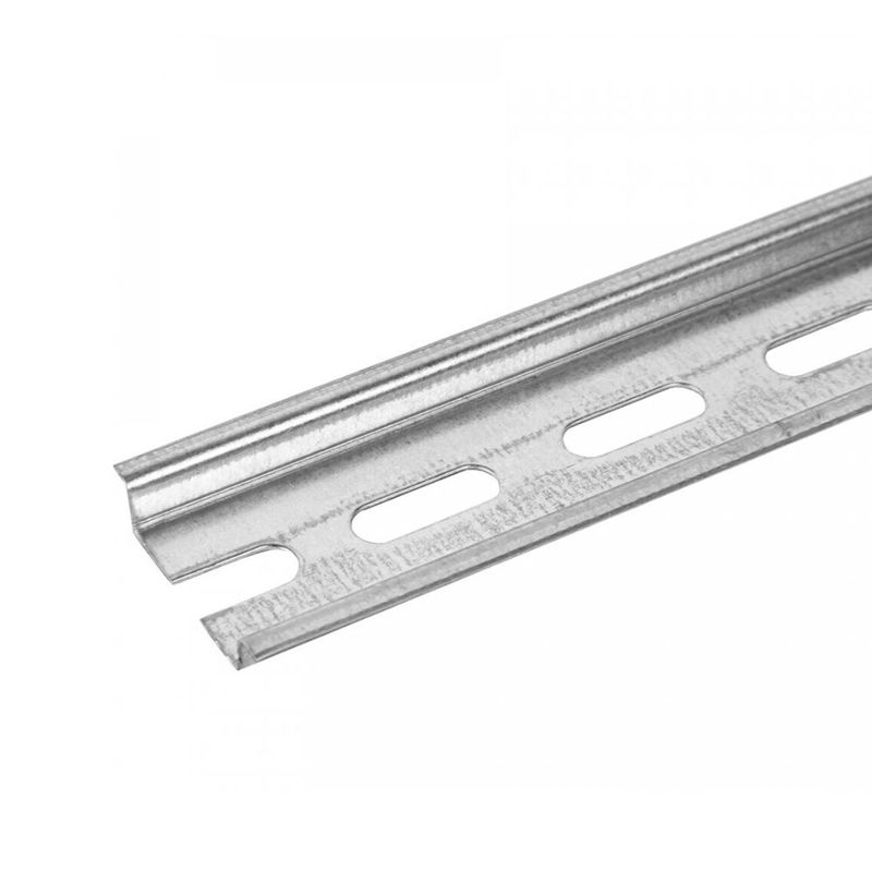 DIN-рейка перфорированная L75 0.8мм оцинк. (уп.10шт) Промрукав PR08.5996