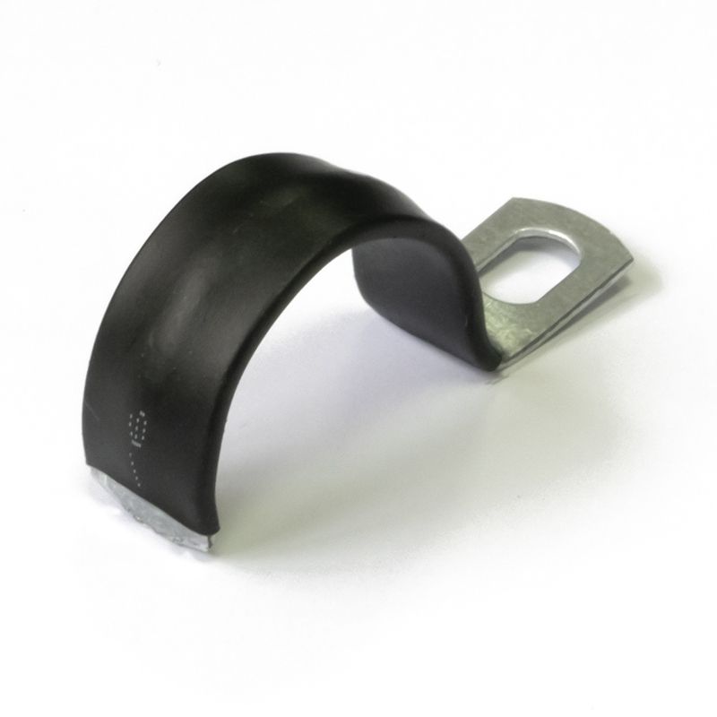 Скоба крепежная однолапковая СМО-П d25-26мм полимер. покрыт. (уп.100 шт) Промрукав PR08.6010