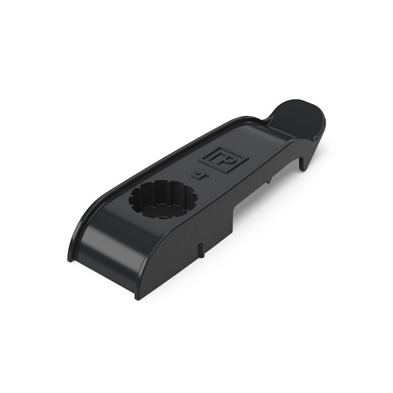 Держатель плоского кабеля двусторон. для прямого монтажа на 2 места черн. (уп.30шт) Промрукав PR13.0437