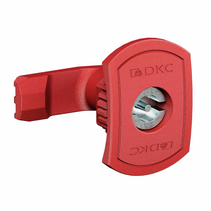 Замок для корпусов ST CE двойн. бородка 3мм красн. DKC R5CE206