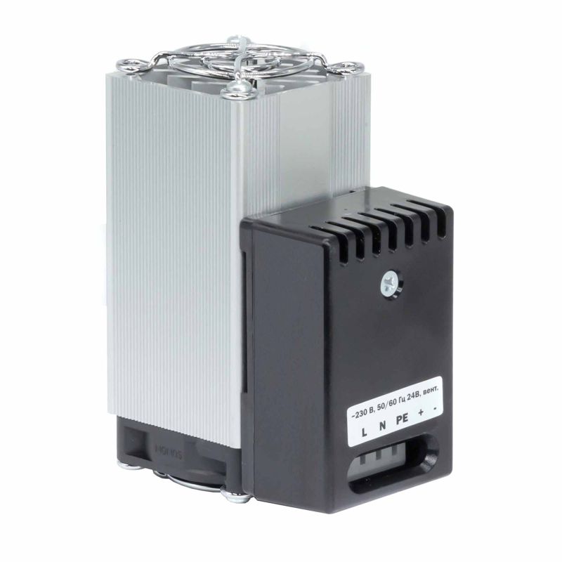 Обогреватель компактный с кабелем и вентилятором 75Вт 230В + 24В DC DKC R5FMHT75