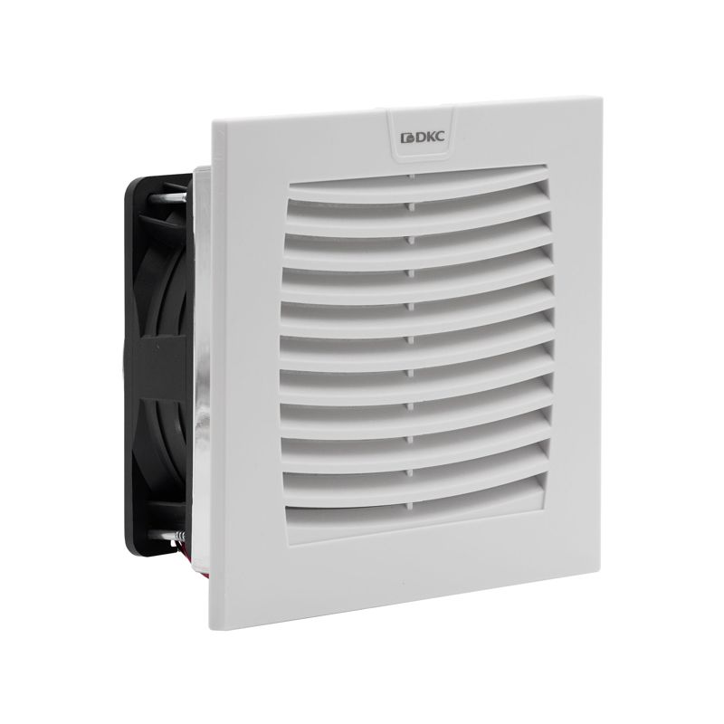 Вентилятор с фильтром ЭМС 120куб.м/ч 12В DC 152х152мм IP54 DKC R5MCV15012