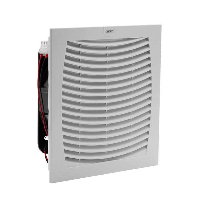 Вентилятор с фильтром ЭМС 480куб.м/ч 24В DC 255х255мм IP54 DKC R5MCV25024