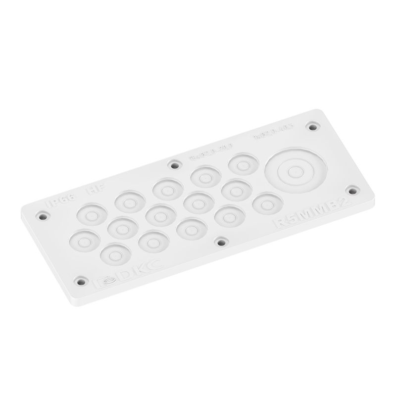 Ввод кабельный мембранный EPDM IP66 -70..+90град.C 216х89мм 15хd20-200мм 1хd20-405мм DKC R5MMB2