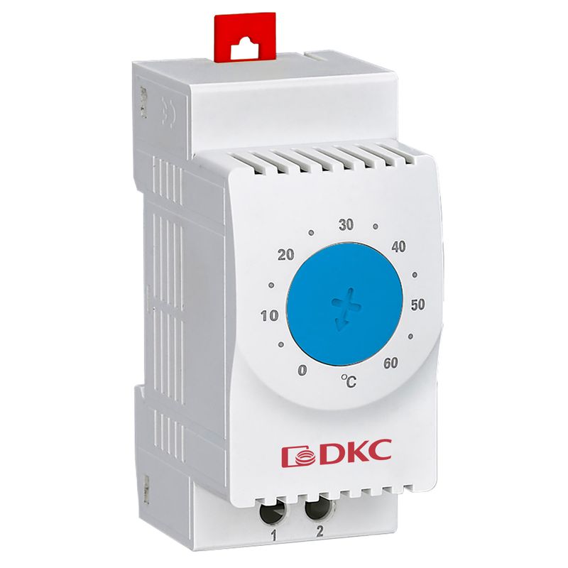 Термостат с регулируемым диапазоном температуры -10...+80град.C NO-контакт DKC R5THNO