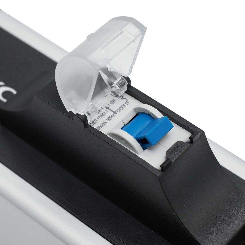 Блок распределения питания 6-м 16А Schuko вх. разъем Schuko для 19дюйм шкафов с 1п авт. выкл. выкл. защита от перенапряж. с индикатором сети DKC R5VSH6CBCD