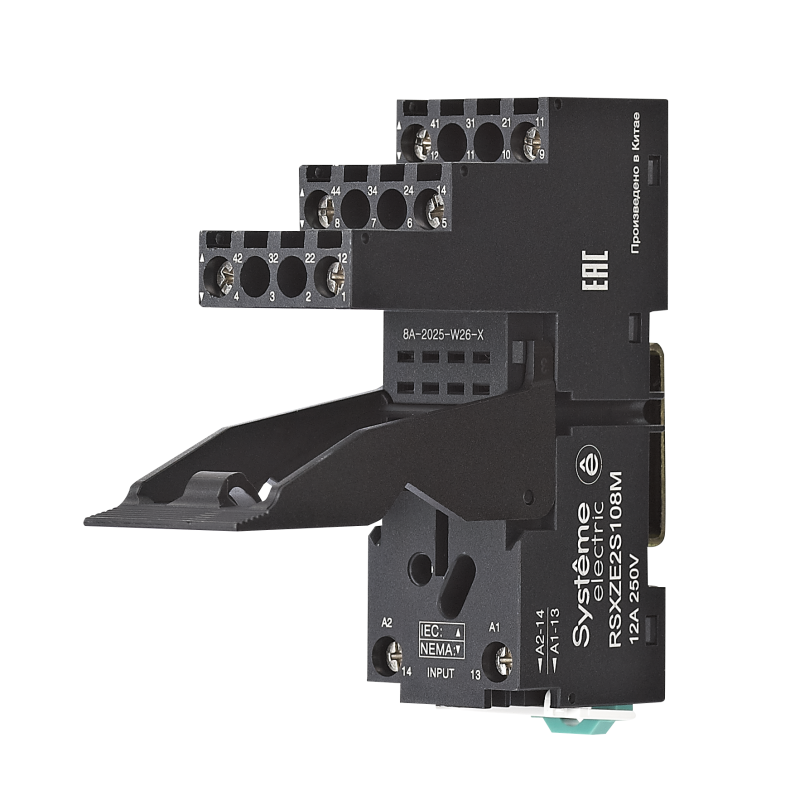 Розетка для реле 12А 2перекл. separate SE RSXZE2S108M