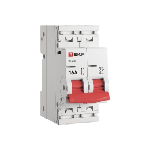 Выключатель нагрузки 2п 16А ВН-63N PROxima EKF S63216