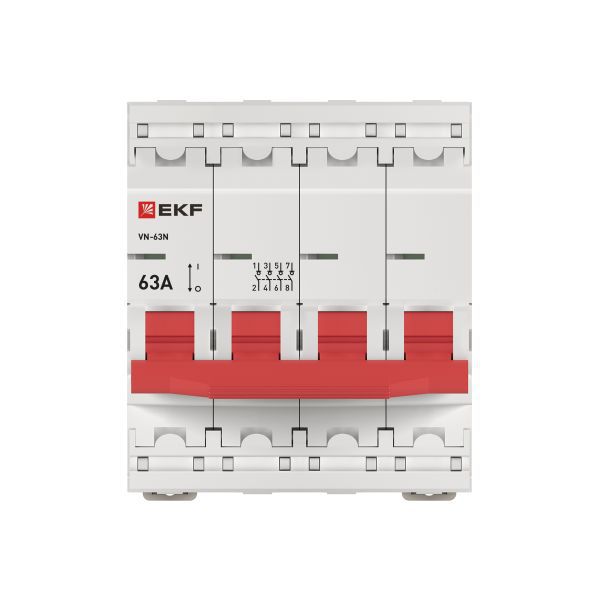 Выключатель нагрузки 4п 63А ВН-63N PROxima EKF S63463
