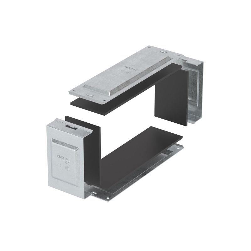 Комплект для обеспечения степени защиты IP44 в местах соединения секций лотков 400х80 DKC SIP00840