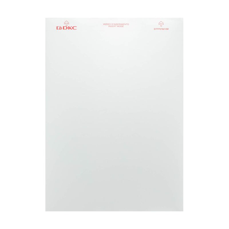 Табличка маркировочная 278х210 металлик (уп.10шт) DKC SITFP278210M