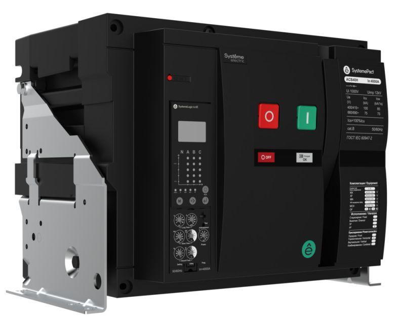 Выключатель автоматический 16H 3п 6.0E стац. ГП MCH+MX+XF AC 230В SE SPA40H163FHNN58ERU