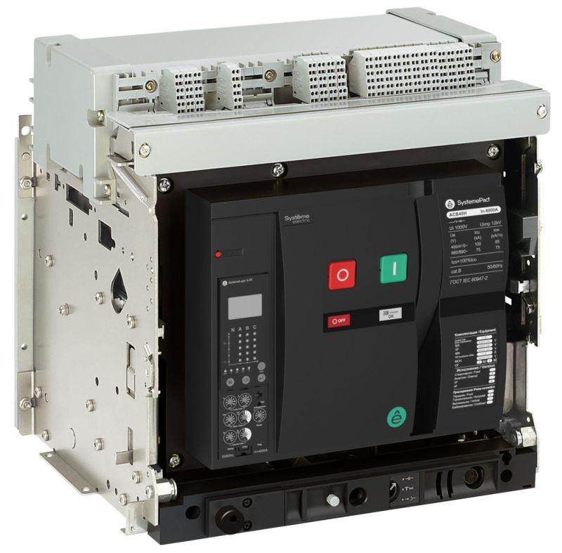 Выключатель автоматический 25H 3п 6.0E выкатн. MCH+MX+XF DC 220В 3CD/3CE/3CT SE SPA40H253DXDD58ERU