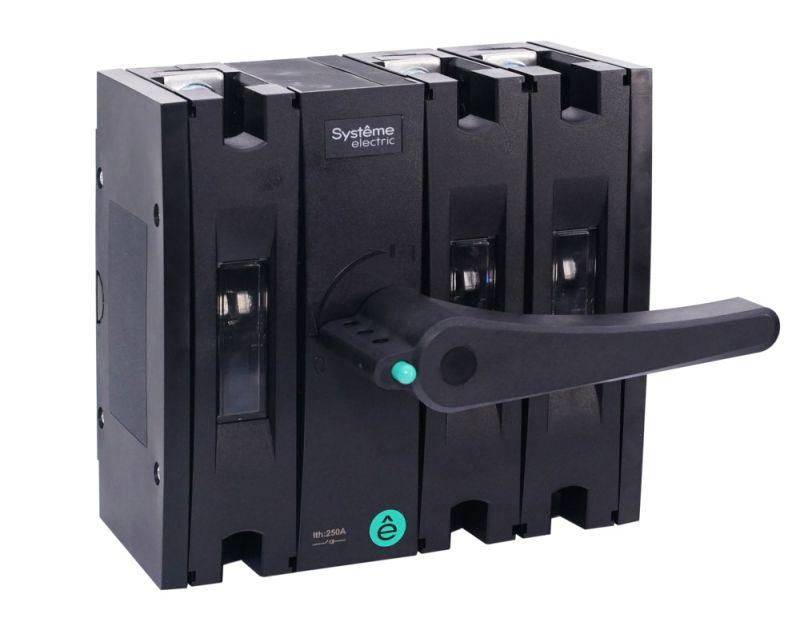 Выключатель-разъединитель SYSTEMEPACT SD250 4п 200А рукоятка фронт. центр (зак. отдельно) SE SSD02504MF0200