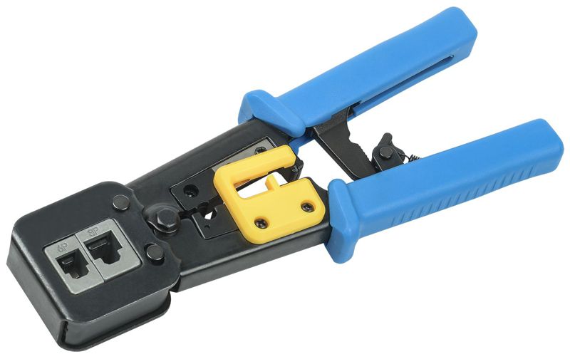 Инструмент обжимной для RJ-45/12 с храповым механизмом FPS ITK TM1-B11H-FPS
