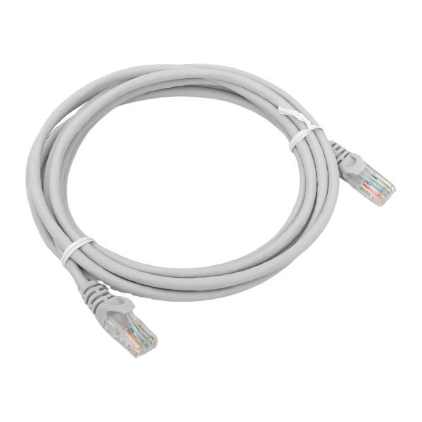 Патч-корд кат.5E UTP неэкранир. LSZH сер. 3.0м TERACOM PRO EKF TRP-5EUTP-LSH-3M-GY