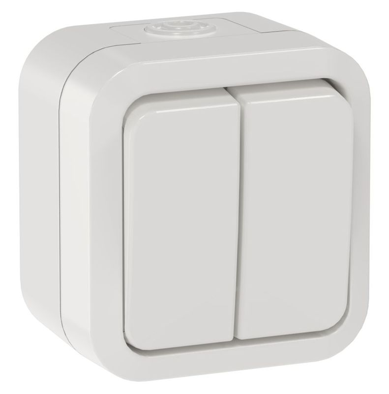 Выключатель проходной 2-кл. ОП TORS TS325 10А IP55 бел. IEK TS-V22-0-10-55-K01