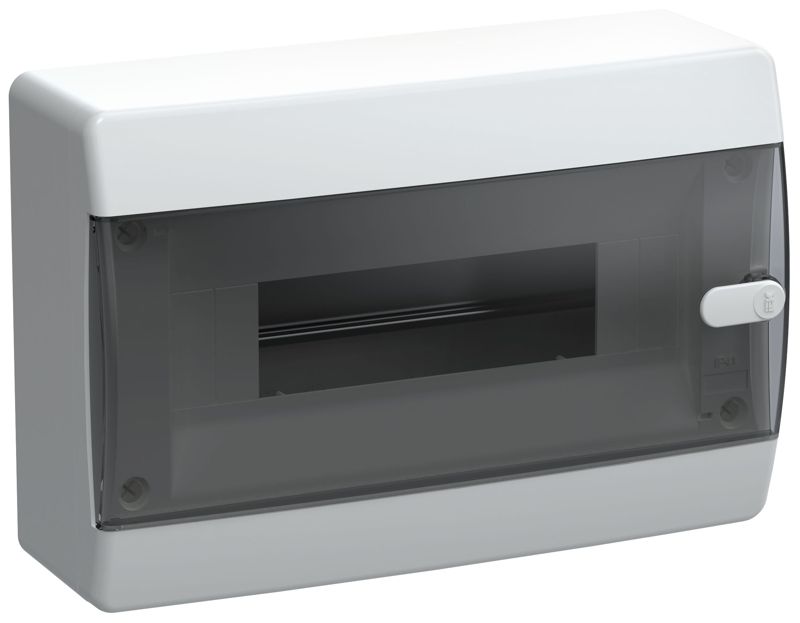Корпус ЩРН-П-12 UNION Compact IP41 черн. прозр. дверь пластик. IEK UIC-KP12-N-12-41-K01
