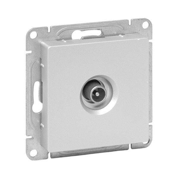 Розетка телевизионная оконечная TV СП Эпика механизм алюм. EKF UP1-SOA-TV-3