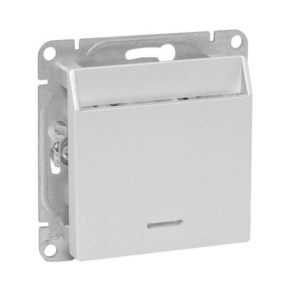 Выключатель карточный Эпика с подсветкой механизм алюм. EKF UP1-SWA-card