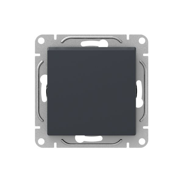 Выключатель проходной 1-кл. СП Эпика механизм графит EKF UP1-SWG-11