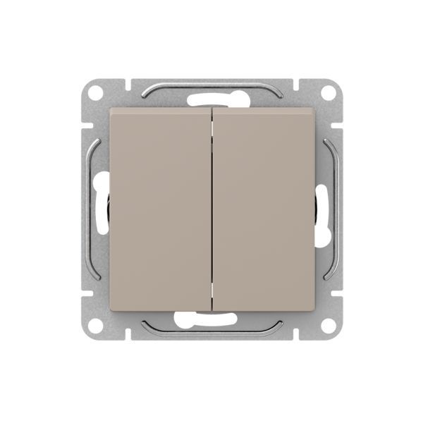 Выключатель для жалюзи СП Эпика механизм крем. EKF UP1-SWI-25