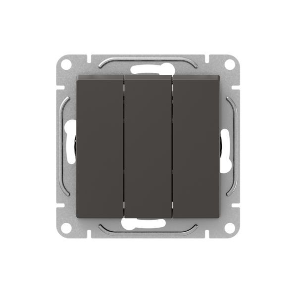 Выключатель 3-кл. СП Эпика механизм мокко EKF UP1-SWM-31