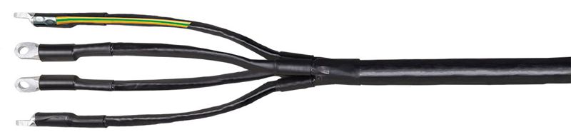 Комплект муфты концевой ПКВ(Н)тп наружной установки 4х70/120 с наконечниками ПВХ/СПЭ изоляция 1кВ IEK UZM-XLK1-NVN4-70120S