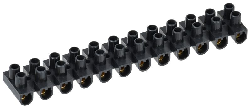 Колодка клеммная полистирол ЗВИ-5 н/г 1.5-4.0кв.мм черн. (блист.2шт) IEK UZV5-005-04-2