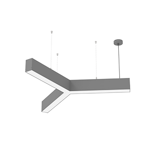 Светильник светодиодный Х-line 790х912х100 45Вт 4000К 4700лм Y-образ. с опаловым рассеив. металлик торцевые крышки (4шт) VARTON V1-R0-0Y823-02OP0-4004540