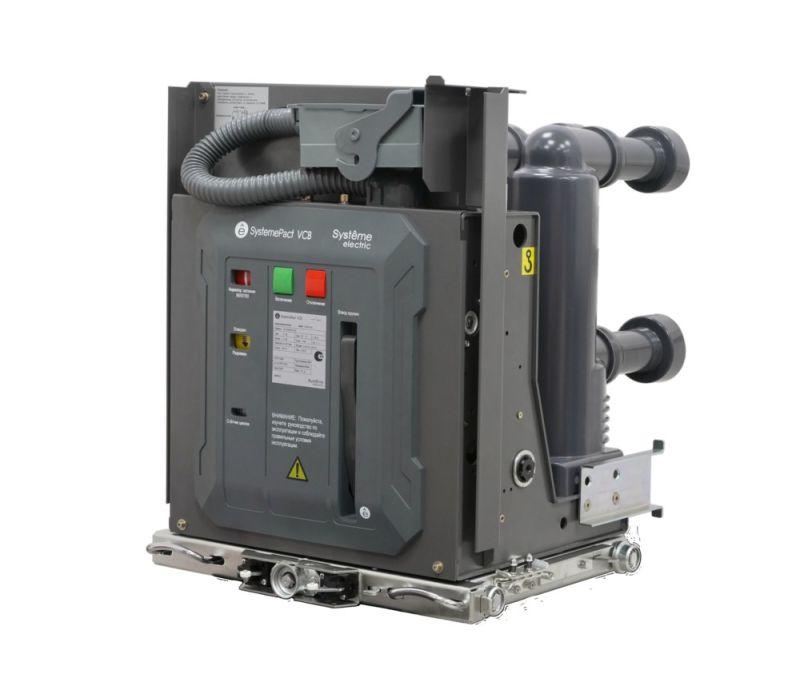 Выключатель вакуумный VEH 10кВ 630А 20кА MCH AC/DC 220В MX/XF AC/DC 220В 210мм 58-конт. разъем выкат. SE VEH10W0620V2V2MAAAA