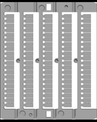 Табличка маркировочная отпечат. CNU/8/019/100/ W (уп.500шт) DKC ZN8019