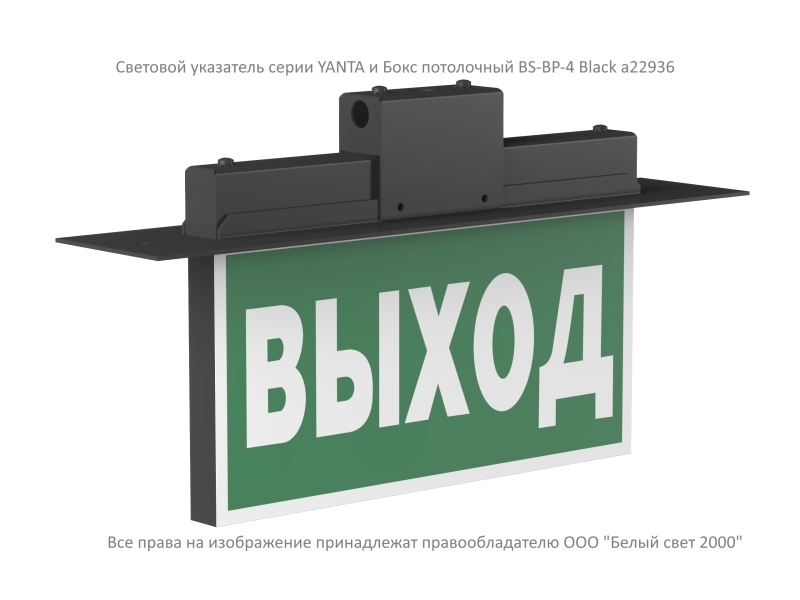 Указатель световой BS-YANTA-10-S1-24 Black Белый свет a19365