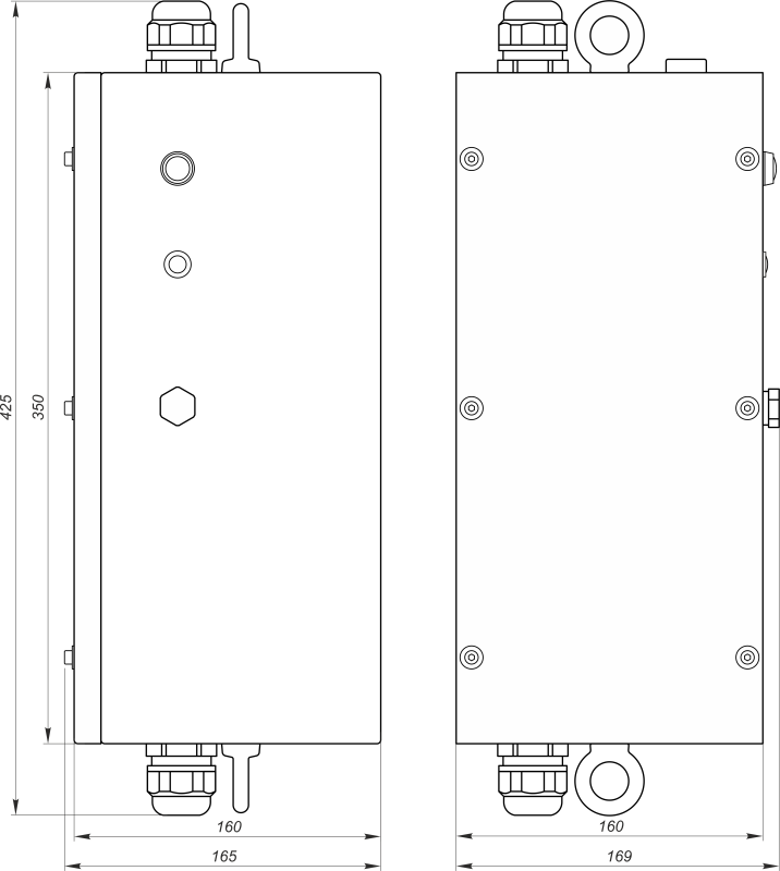 Блок аварийного питания БАП BS-STABILAR2-51-B6-UFO BOX IP65 ICE20 (1.0-200Вт / = 190-260В) Белый Свет a30113
