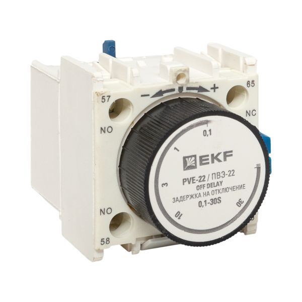 Приставка ПВЭ 22 0.1-30сек NO+NC EKF ctr-st-22