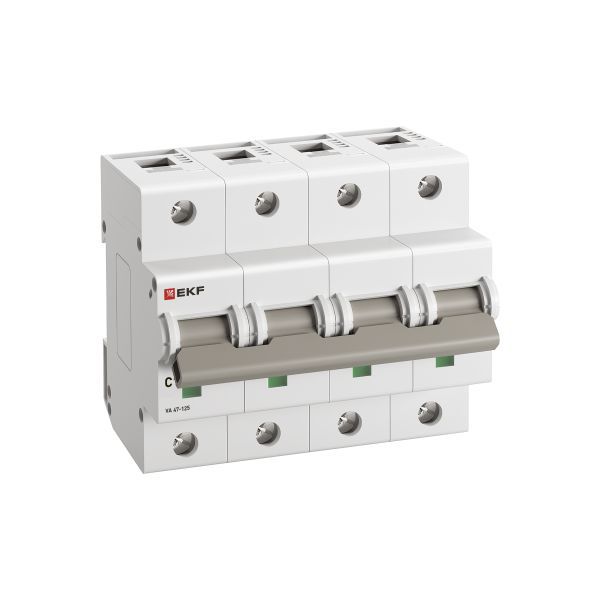 Выключатель автоматический 4п C 40А 15кА ВА 47-125 PROxima EKF mcb47125-4-40C