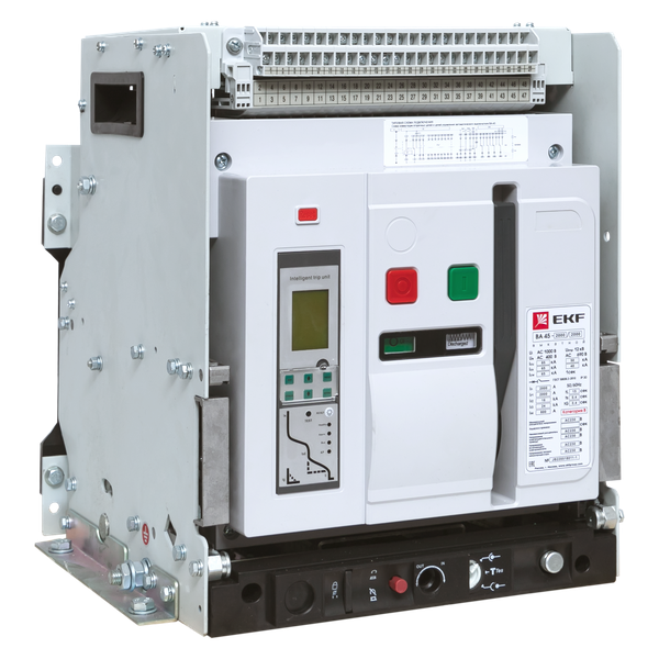 Выключатель автоматический 3п 2000/800А 85кА ВА-45 стац. v2 EKF mccb45-2000-800-v2