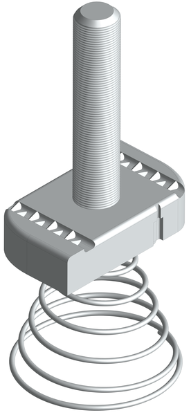Болт STRUT 10х50 с конусной пружиной TDZ EKF stbkp10x50-TDZ