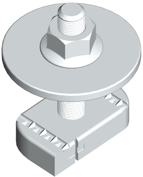 Болт STRUT 8х40 с опорой и гайкой TDZ EKF stbog8x40-TDZ